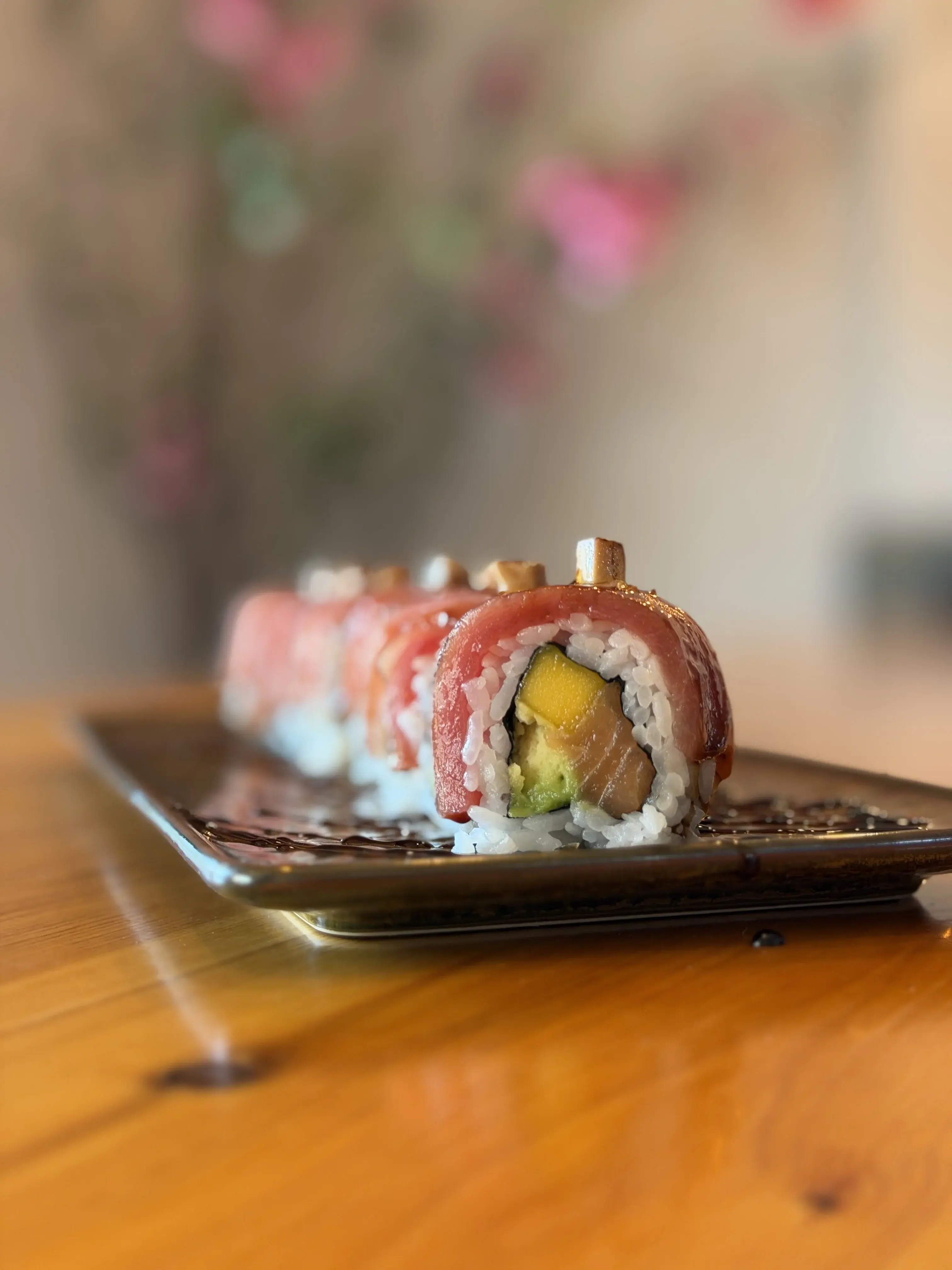 Uramaki servido en Kailua
